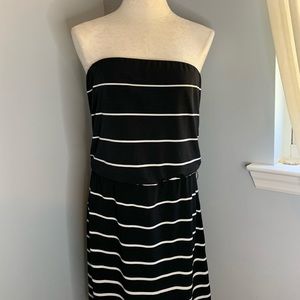 White House Black Market Casual Strapless Dress M